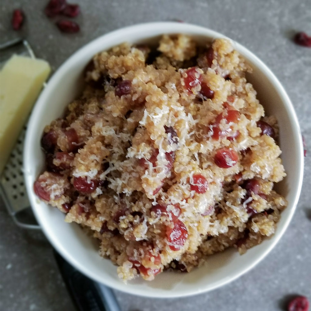 Cheesy Cranberry Quinoa Heart Healthy Greek