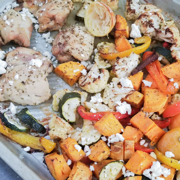 Greek Sheet Pan Chicken - Heart Healthy Greek