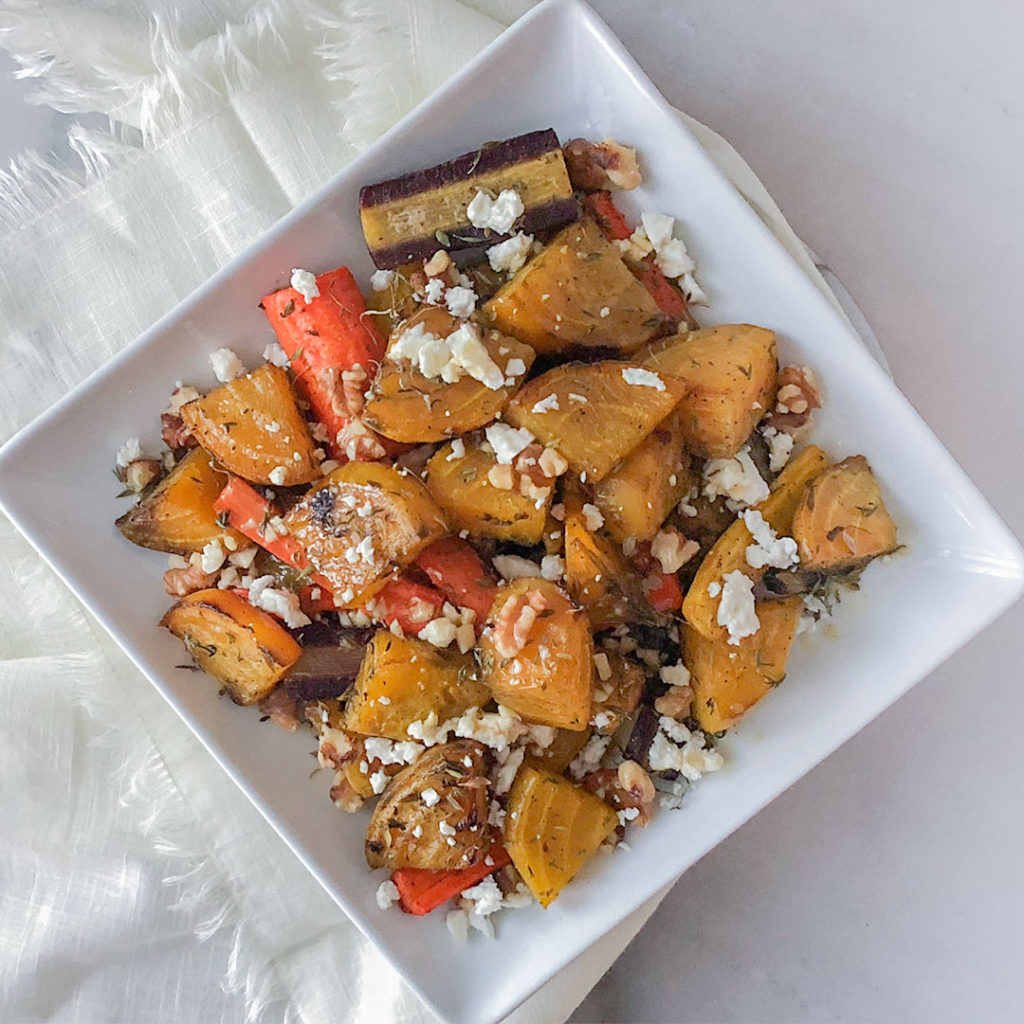 Roasted Golden Beet Salad Heart Healthy Greek