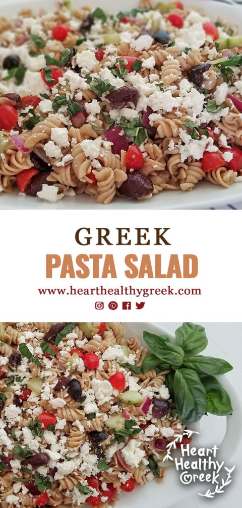 Greek Pasta Salad - Heart Healthy Greek