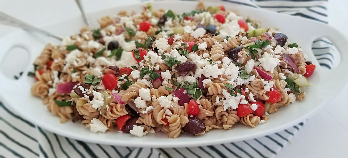 Greek Pasta Salad - Heart Healthy Greek