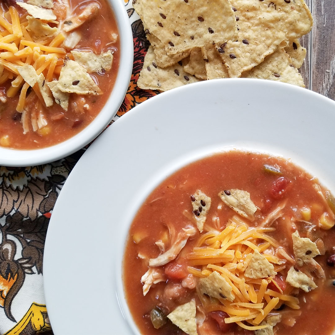 Instant Cooker Tortilla Soup