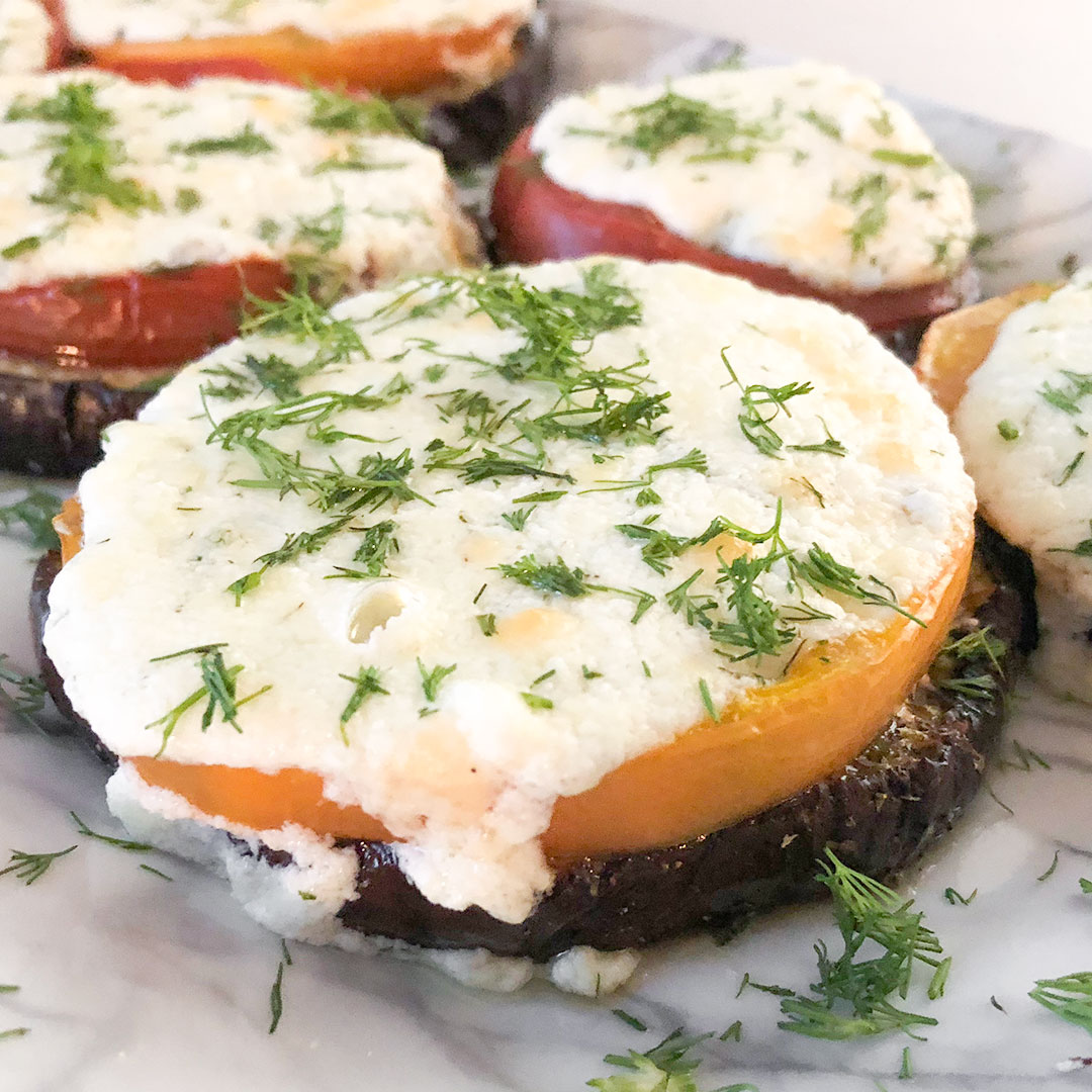 Baked Eggplant Caprese