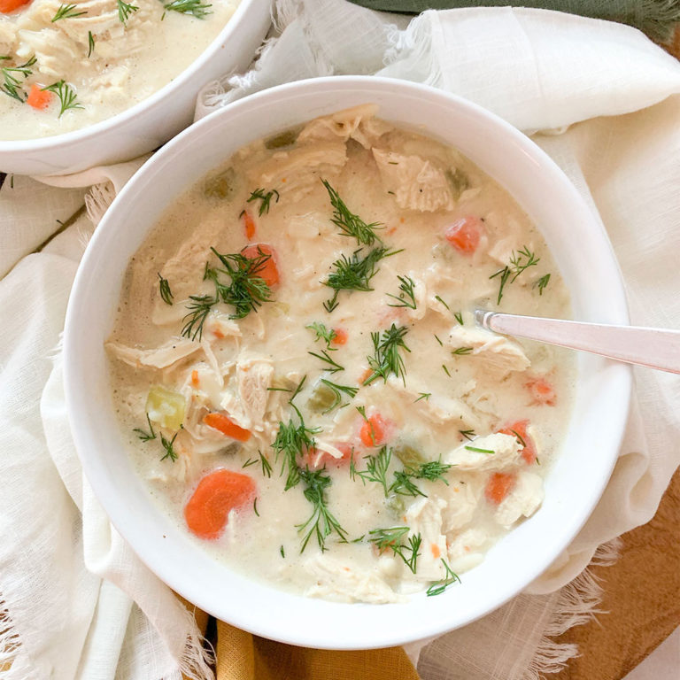 Avgolemono - Greek Lemon Chicken Soup - Heart Healthy Greek