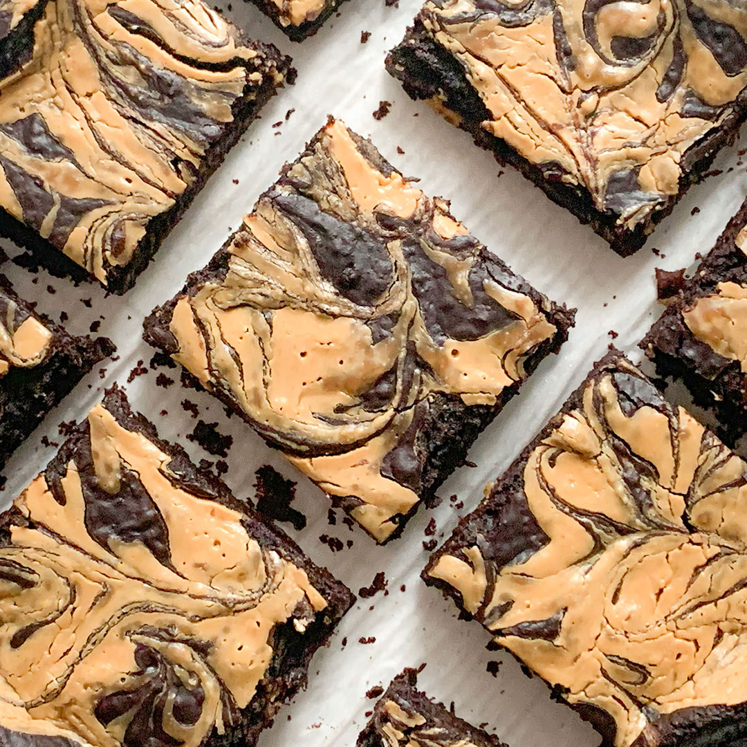 Peanut Butter Swirl Brownies Recipe