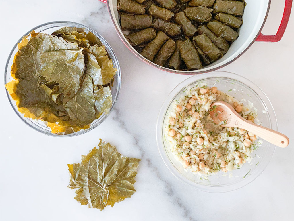 Vegetarian Stuffed Grape Leaves (Dolmas) - Alphafoodie