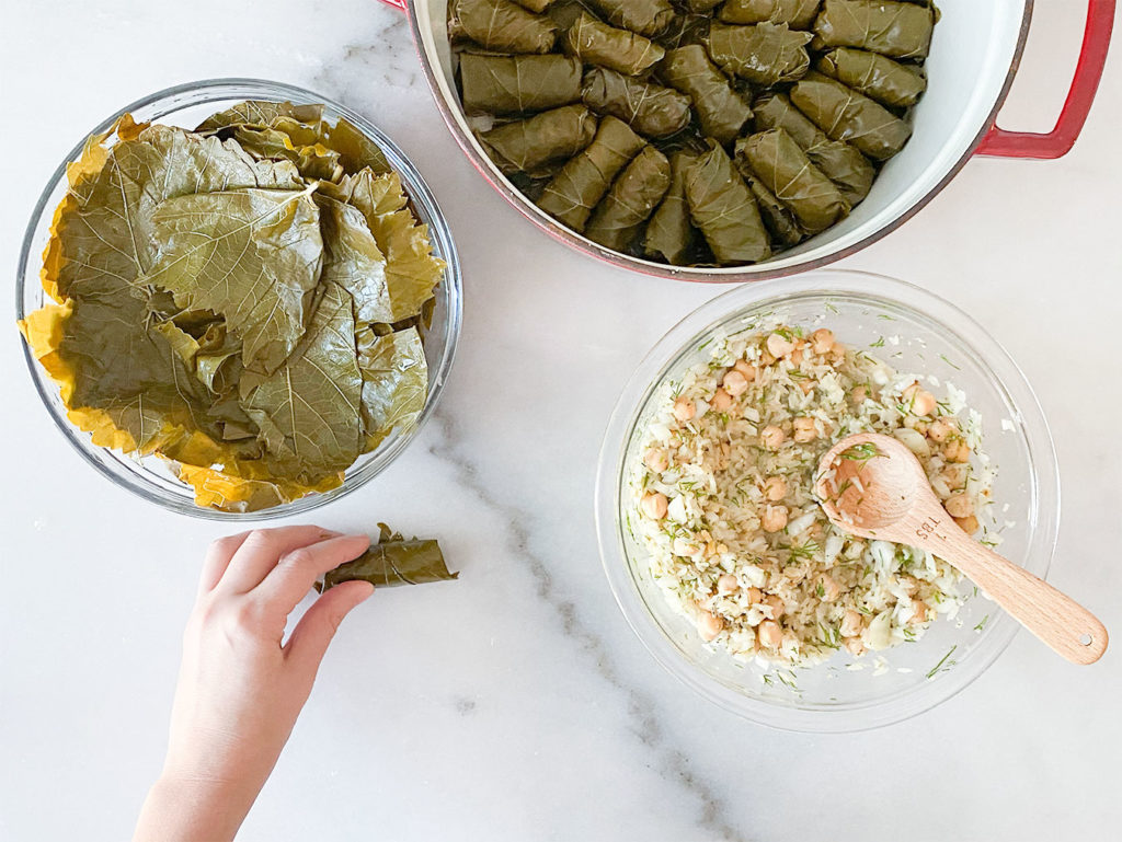 Vegetarian Stuffed Grape Leaves Heart Healthy Greek