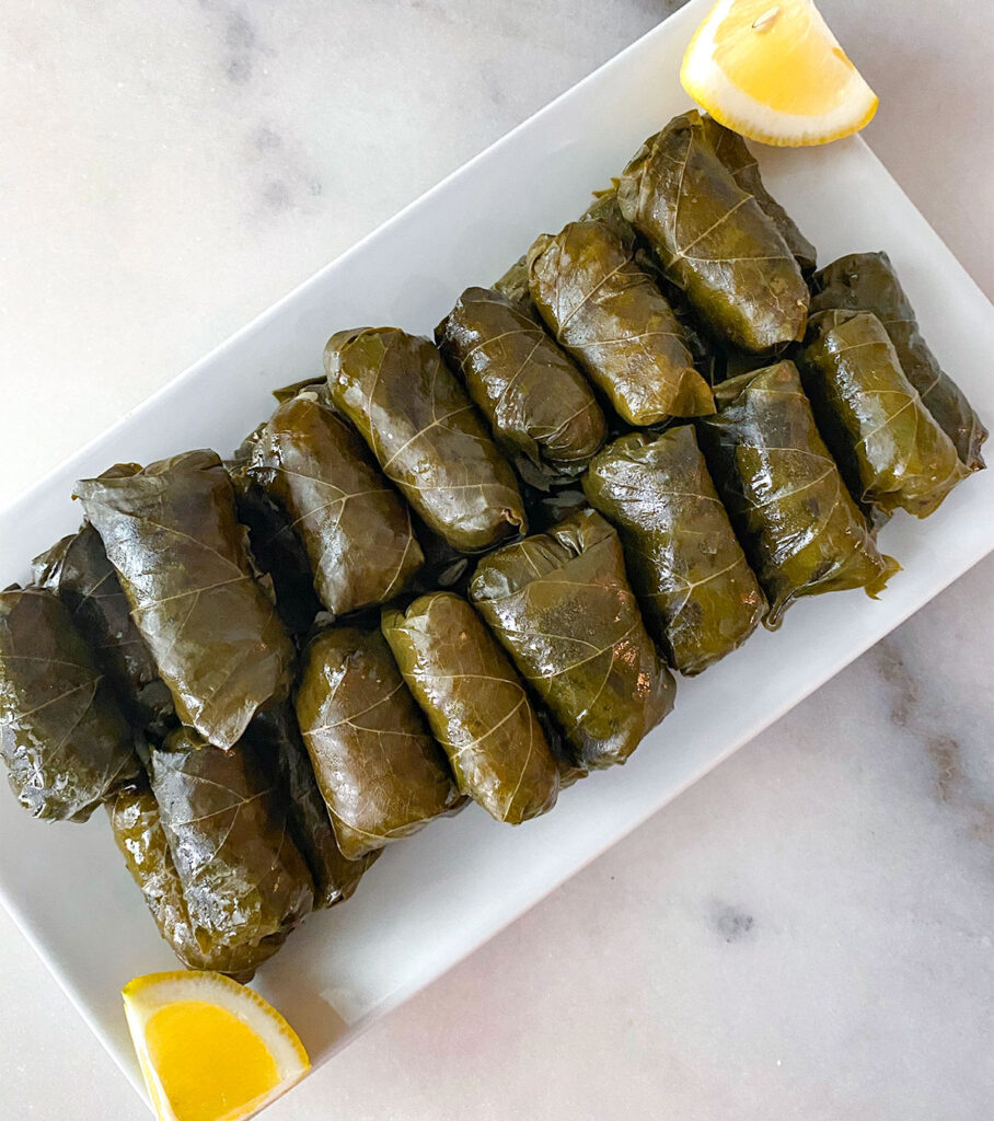 Vegetarian Stuffed Grape Leaves Heart Healthy Greek