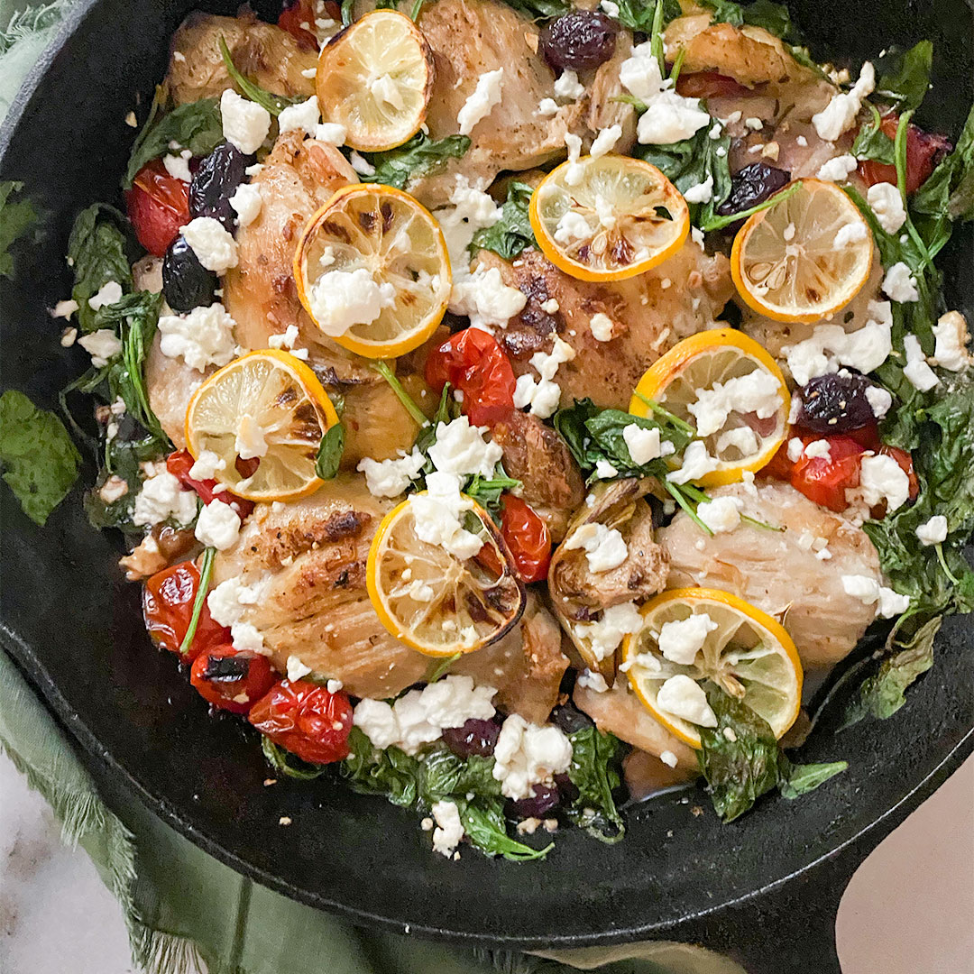 Skillet Mediterranean Chicken