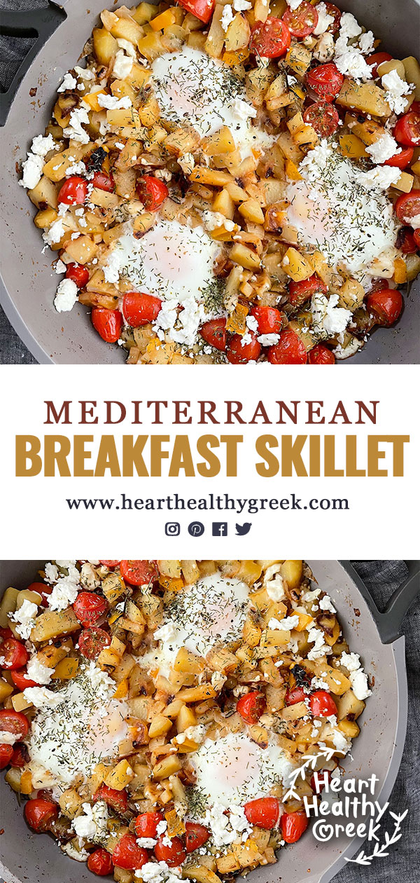 Mediterranean Breakfast Skillet - Heart Healthy Greek